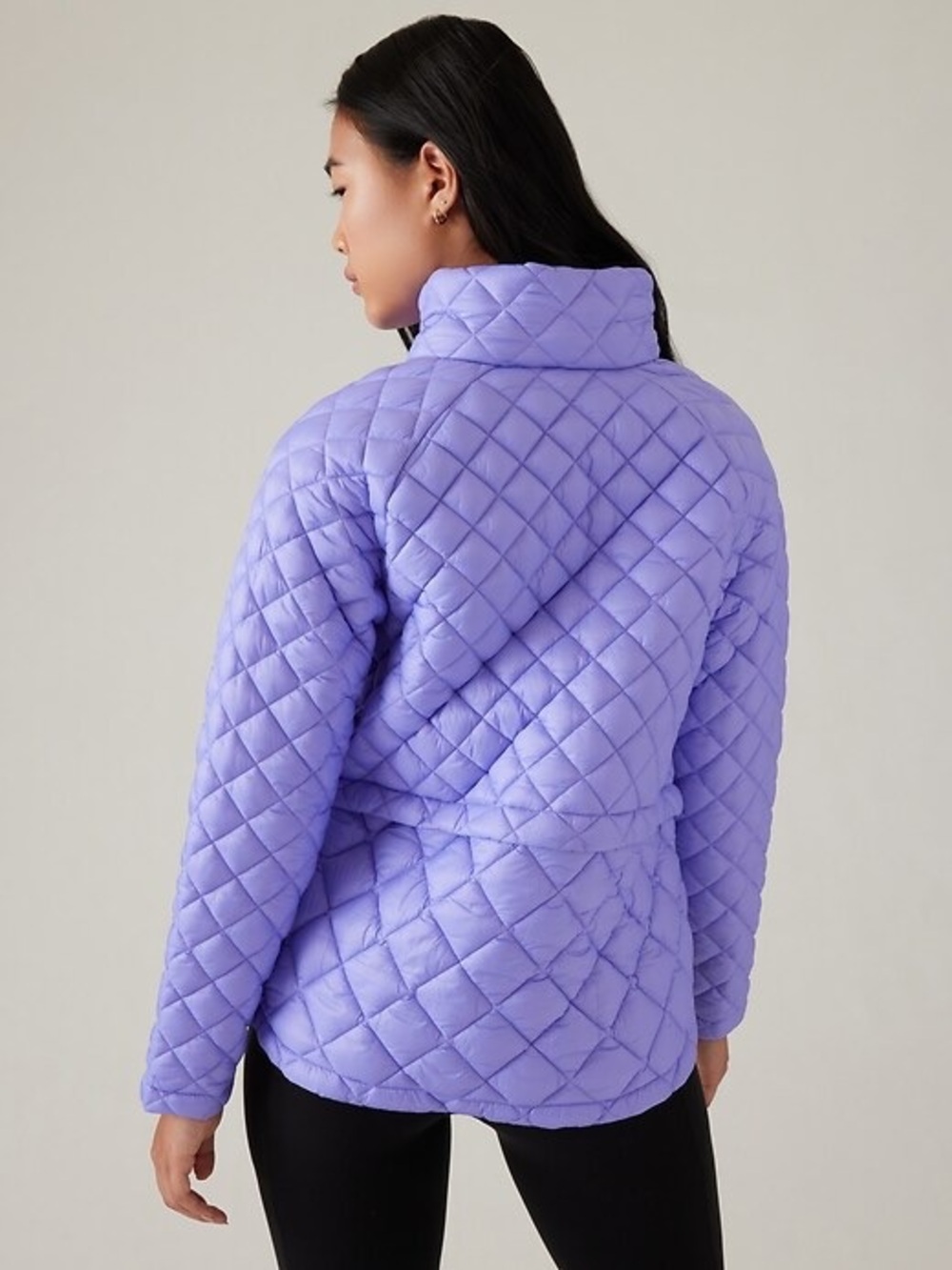 RARE Athleta Whisper Featherless Puffer Jacket Madeira Purple XL NWOT - Picture 2 of 10